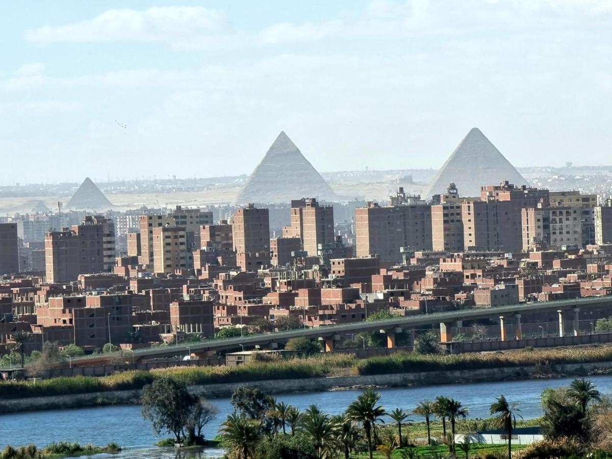 Amazing Nile View&Pyramids Appartement Caïro Buitenkant foto